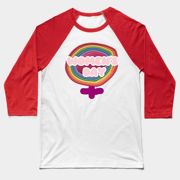 International Women's Day Baseball T-Shirt by EunsooLee